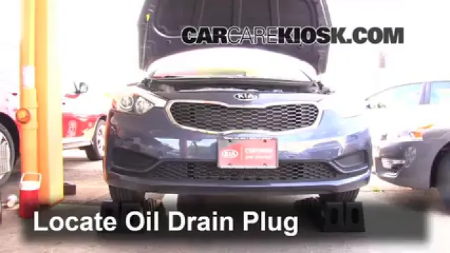 2014 Kia Forte LX 1.8L 4 Cyl. Huile Changer l'huile et le filtre à huile